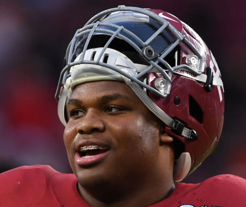 quinnen williams teeth 2018