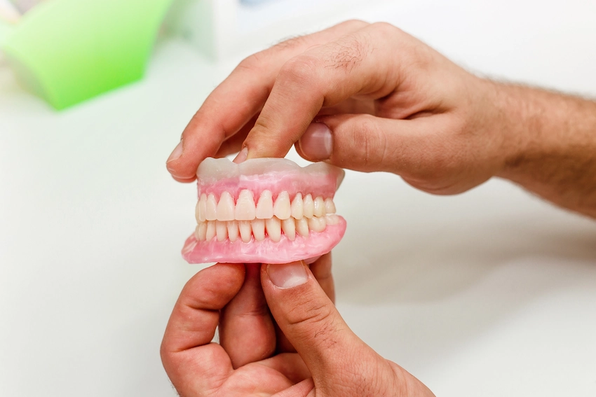 artificial teeth full mouth dental office