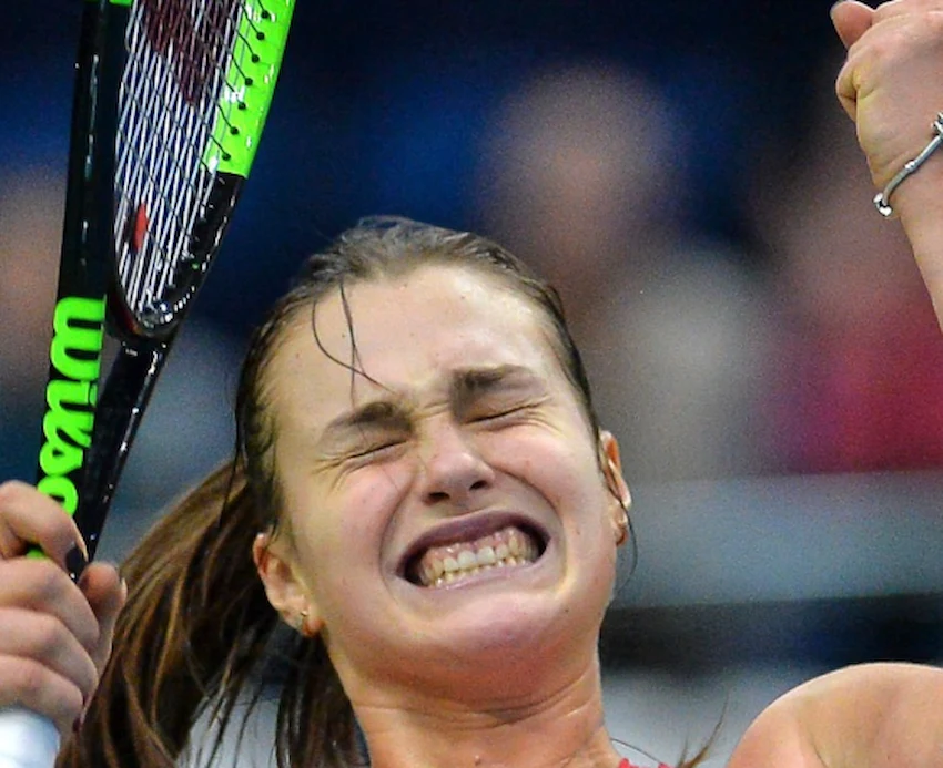 aryna sabalenka teeth 2017
