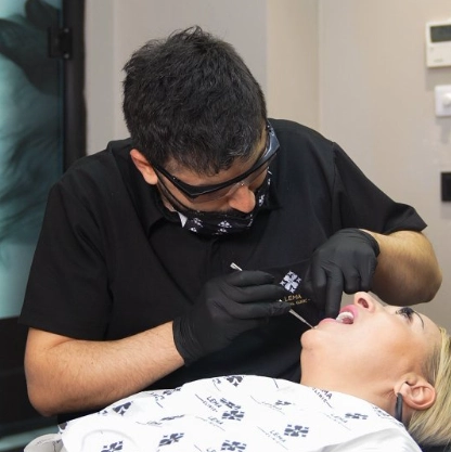 a patient at lema dental clinic in istanbul