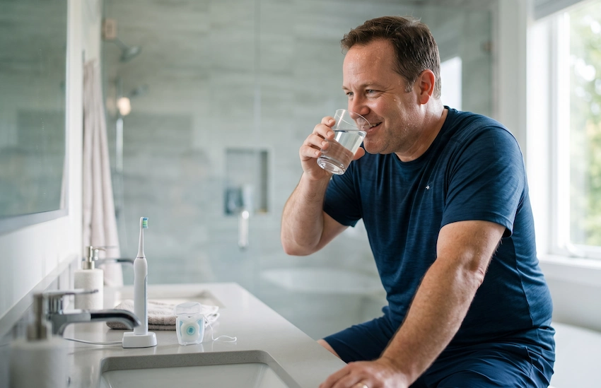 dry mouth hydration oral health